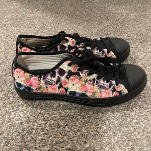 Floral Skull shoes us 10/EU 41